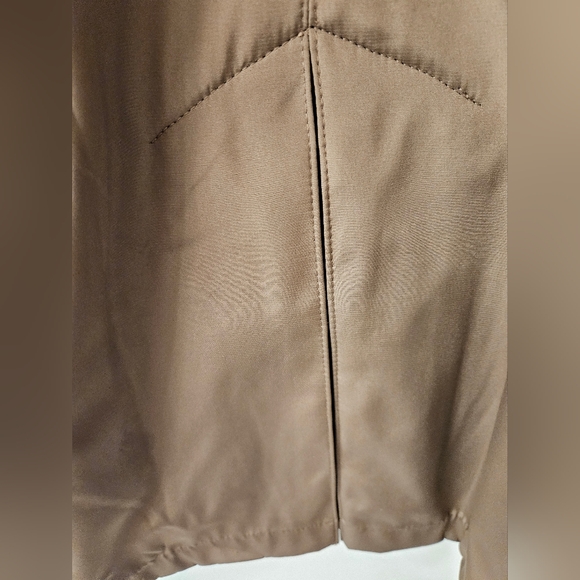 NWT - Jones New York Tan Mid Length Double Breasted Trench Coat - Size XL - Picture 12 of 12